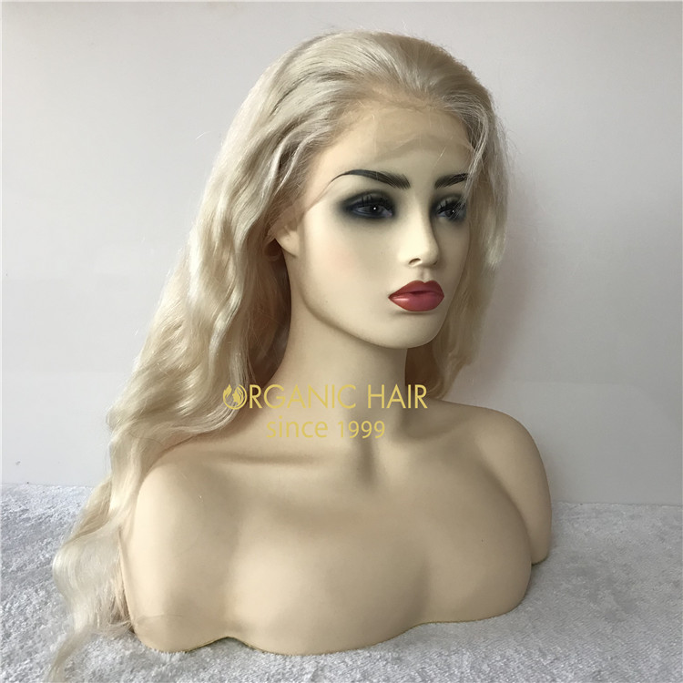 Human custom full lace wigs on sale #60A color X100